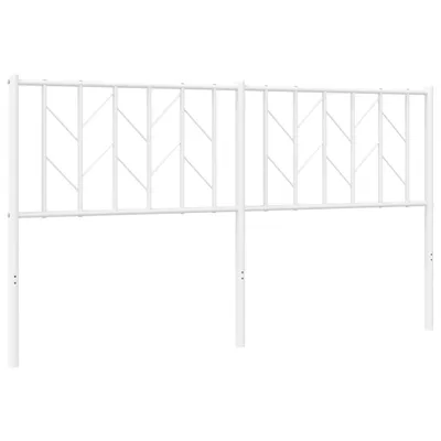Produktbild von vidaXL Ersatz-Kopfteil Metall Weiß 160 cm