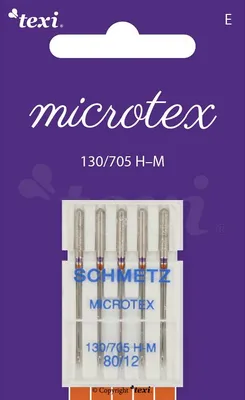 Obrázek produktu pro Jehly na mikrovlákno TEXI MICROTEX 130/705 H-M 5x80