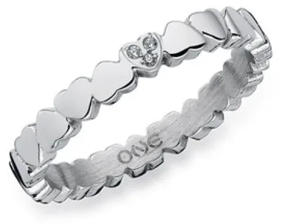 Produktbild von Eleganter Damen Modeschmuck Ring OJNYR14 in Silberfarben, Größe 7