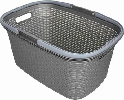 Zdjęcie produktu dla Rival R37600 Rattanowy kosz na pranie, 32 litry, 56 x 37 x 28 cm (kolor losowy, 1 szt.)