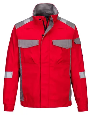 Produktbild von Bizflame Ultra Bicolore Jacke - Größe XXXL - Rot - Portwest