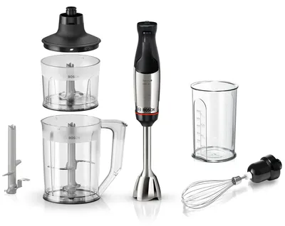 Obrázek produktu pro Bosch Serie 6 MSM6M652, 1,3 l, Drcení ledu, 1,4 m, 1000 W, Černá, Nerezová ocel