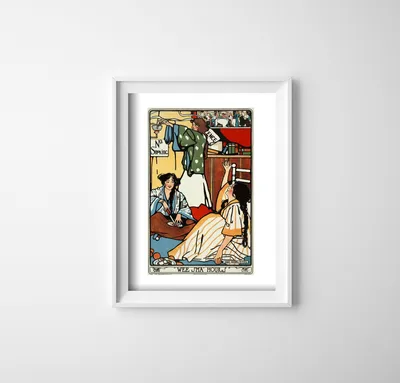 Produktbild von Poster - Canvas - Leinwand - 21 cm x 29,7 cm - Fotoposter - Leinwandkunst - Mädchen Werden Mädchen Nichtraucher