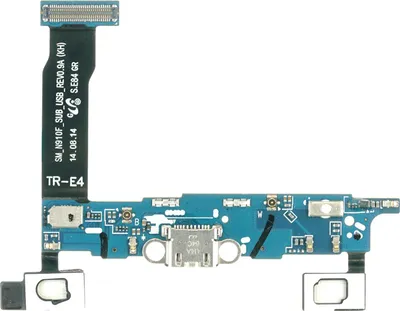 Produktbild von Ladebuchse für Samsung Galaxy Note 4 (SM-N910F) microUSB Flexkabel Mikrofon Ladeanschluss Lade Eingang