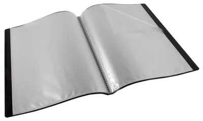 Produktbild von Viquel 512005-06 Ordner mit 60 Hüllen, Polypropylen, A4, Schwarz