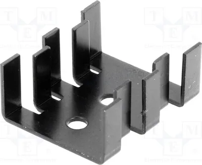 Produktbild von 1x Radiator: gepresst L: 30mm SOT32, W: 25,4mm schwarz H: 13mm FK214 Kühler