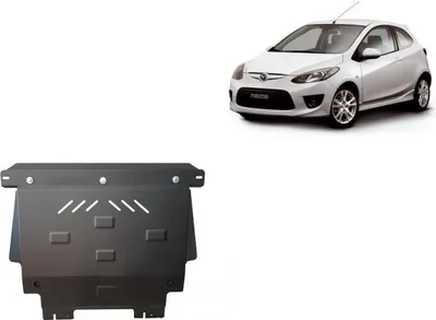 Image de Protection anti-encastrement en acier pour moteur Mazda 2
