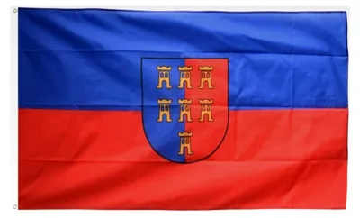 Produktbild von Flagge Siebenbürger Sachsen mit em Aufkleber