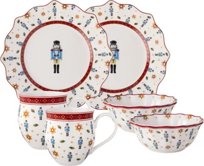 Immagine prodotto di Villeroy & Boch 1485857287, 2 persone, Porcellana, Multicolore, Toy's Delight, Rotondo, 6 pezzi