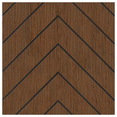 Zdjęcie produktu dla Panel ścienny dekoracyjny MDF frezowany JODEŁKA 40x40 cm fornir Orzech