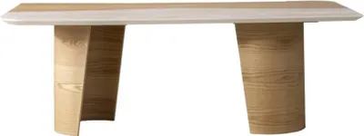 Produktbild von Eleganter brauner Couchtisch aus Holz im modernen Stil