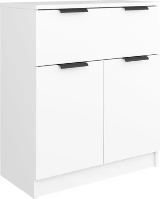 Image de Buffet Blanc 60x30x70 cm Bois d'ingénierie