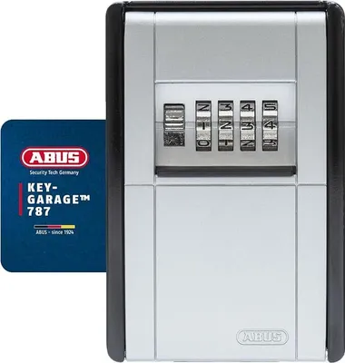 Produktbild von ABUS KeyGarage 787 - Schlüsselbox zur Wandmontage, 46331 - schwarz-silber