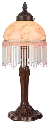 Immagine prodotto di Casa Padrino Lampada da tavolo barocca / Lampada da tavolo Multicolore Ø 15 x H. 40 cm - Mobili in stile barocco