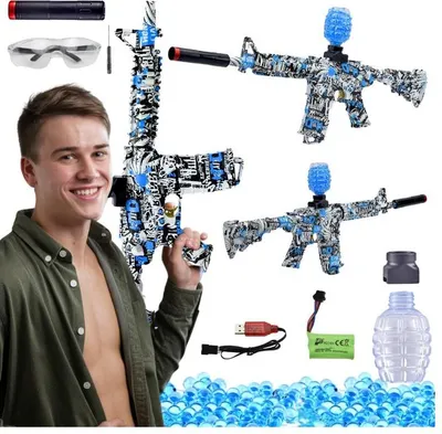 Immagine prodotto di Lolex | Pistola giocattolo - Graffiti - Azionamento automatico - Sicuro e divertente