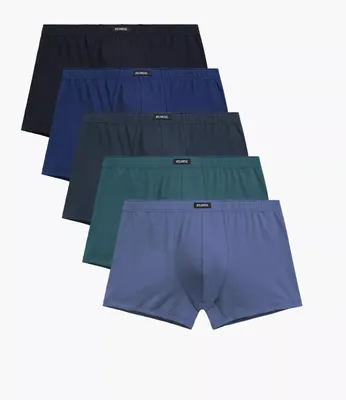 Produktbild von Herren Boxershorts Atlantic Baumwolle Komfort Grün Blau M