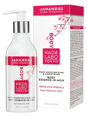 Obrázek produktu pro Hada Labo Tokyo, tělo, kyselina hyaluronová, hydratační a zjemňující, tělové mléko, na celé tělo, 200 ml