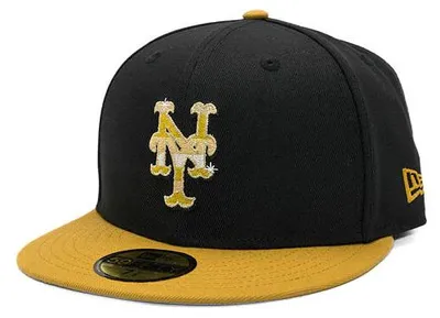 Obrázok produktu pre Čiapka New Era – MLB 59FIFTY – NY Mets – Čierna a zlatá