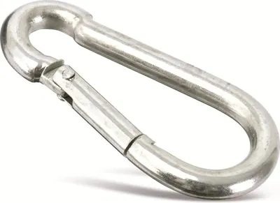 Produktbild von Karabinerhaken aus Stahl verzinkt 60x6 mm