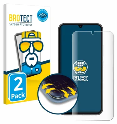 Produktbild von 2x BROTECT Fullscreen Schutzfolie für Samsung Galaxy A34 5G Displayschutz Folie Fullcover Klar Transparent