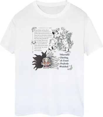 Produktbild von Disney - "101 Dalmatians Miserable Darling" T-Shirt für Damen BI26050 (3XL) (Weiß)