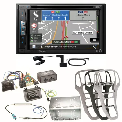 Produktbild von Pioneer AVIC-Z730DAB Navigation Bluetooth USB CD MP3 Einbauset für Opel Astra J