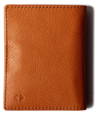 Produktbild von Kartenetui aus Leder mit RFID-Schutz, hautfarben, Minimalistisch