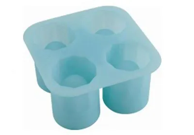 Produktbild von BERGNER Eiswürfelform Eiswürfelbereiter 4 Eiswürfel Eisgläser BG-4786