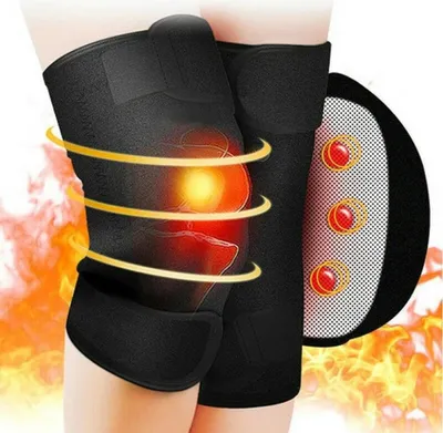 Produktbild von Knie Massagegerät, Wireless Knee Brace Knee Pads Mit Wärmetherapie, Wärme Knieschoner Physiotherapie Für Arthritis Muskeln Schmerzlinderung -1 Paar