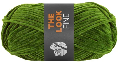 Produktbild von Lana Grossa THE LOOK FINE 50 g feines und samtig weiches Chenillegarn 100 m Farbe 120 - Blattgrün