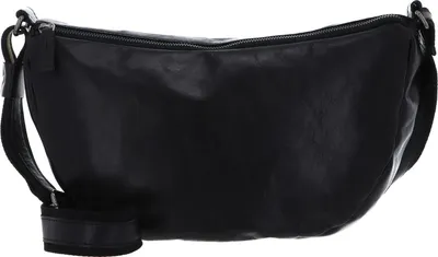 Produktbild von HAROLD'S Leder Schultertasche Umhängetasche Caugio Pouch Bag Black schwarz