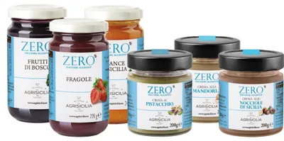 Produktbild von Agrisicilia - Box Konfitüren und Cremes ohne Zuckerzusatz - 3x200g + 3x220g