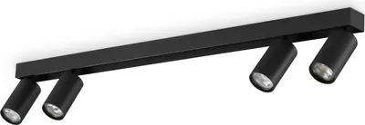 Obrázok produktu pre Stropné svietidlo Ideal Lux PROFILO GU10 4-cestné čierne teplé biele 328195