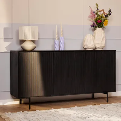 Produktbild von Starfurn - Madison Black Sideboard - 165 cm
