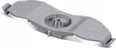 Produktbild von Doppelhalter für Flachkabel 2x17 mm 90 Stück