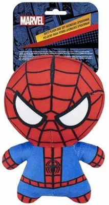 Obrázek produktu pro Psí hračka Spiderman - pískací plyšová hračka z polyesteru