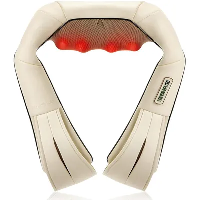 Produktbild von Nekteck Nackenmassagegerät Shiatsu, beige, Shiatsumassage, mit Wärmefunktion