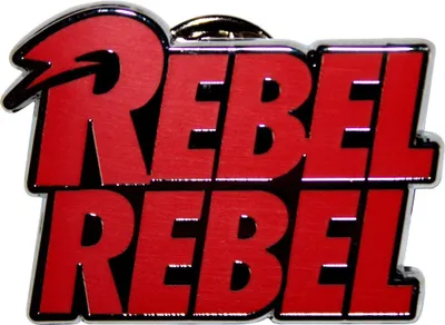 Image de David Bowie - "Rebel Rebel" insigne, zinc alliage aiguille RO14293 (taille unique) (Rouge/argent)