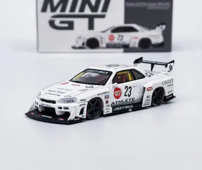 Produktbild von NISSAN GTR (R34) SUPER SILHOUETTE ATHLETE/COLLET 2024 - Mini GT 1:64
