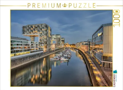 Produktbild von CALVENDO Puzzle Rheinauhafen Köln | 1000 Teile Lege-Größe 64x48cm Foto-Puzzle für glückliche Stunden