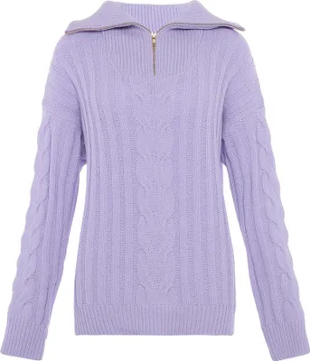 Immagine prodotto di Maglione da donna aleva - lavanda delicata, M/L