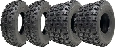 Zdjęcie produktu dla 18x10-8 i 20x6-10 ATV Quad Opony OBOR Advent Tubeless 4ply Road Legal (zestaw 4 sztuk)