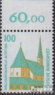 Produktbild von Briefmarken BRD (BR.Deutschland) 1989 Mi 1406A Oberrandstück postfrisch Sehenswürdigkeiten