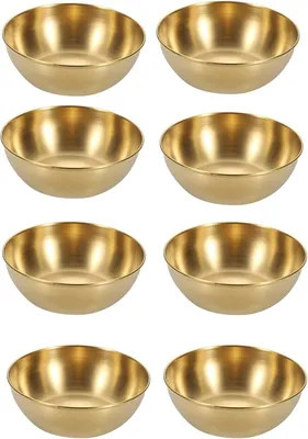 Produktbild von Famanu Dipschalen Elegantes Design - Set von 8 - Gold