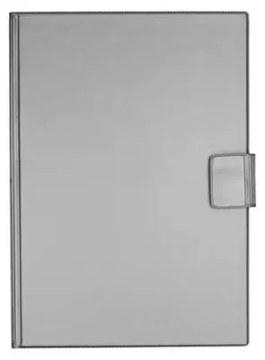 Produktbild von Biurfol Notizbuch A5 mit Klettverschluss, Silber