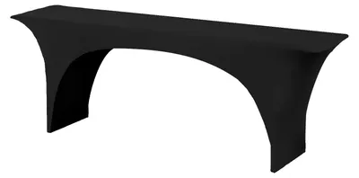 Produktbild von Hussen Bierzeltgarnitur | Tischbreite 50/70 cm Biertischhusse 50 cm Schwarz