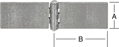 Immagine prodotto di Cerniera porta auto 50X80X5 MM 00012 011