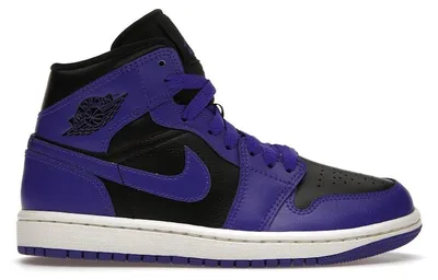 Produktbild von Jordan 1 Mid Purple Black (Women's) - EU 35.5