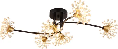 Produktbild von Globo Lighting Deckenleuchte Metall schwarz matt, 6x G9 LED
