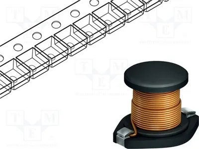 Zdjęcie produktu dla 1 x Dławik: Ferrit SMD 470µH ±20%, 800 mΩ, 650 mA, 13 x 9,55 x 8 mm, PISPHV-471M-04, montaż powierzchniowy (SMD)